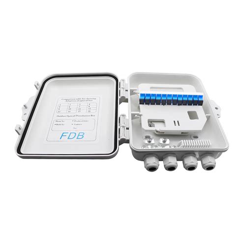 falcon 4 port distribution box|4 Port FTTH Splitter Distribution Box 24 Cores Splice .